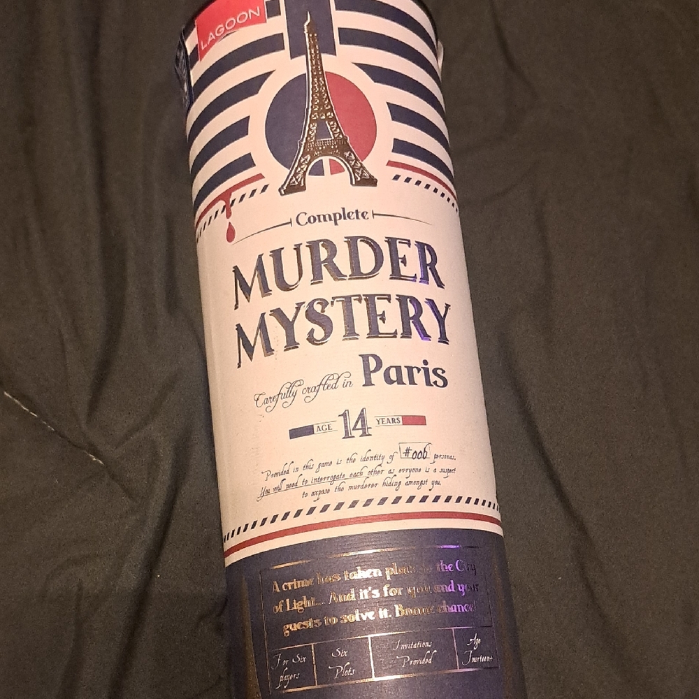 Murder Mystery Game Set